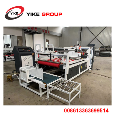 YK-2400 Machine semi-automatique de collage de dossiers pour la fabrication de boîtes de carton en carton