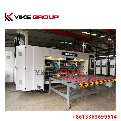 YK-1224 Imprimante à grande vitesse, machine à découper à la matrice, avec empilateur pour la fabrication de cartons