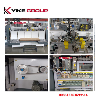 Type du GROUPE 2000 de YIKE machine piquante de boîte ondulée/machine piquante de fabrication de cartons avec la d'une seule pièce