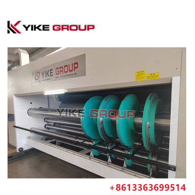 Imprimante d'alimentation en chaîne de 1600 x 3000 mm, machine à découper à la matrice, boîte de carton fabriquée par YIKE GROUP