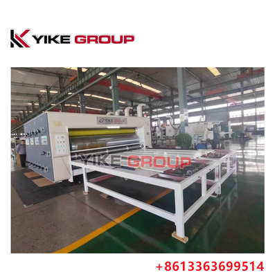 Imprimante d'alimentation en chaîne de 1600 x 3000 mm, machine à découper à la matrice, boîte de carton fabriquée par YIKE GROUP