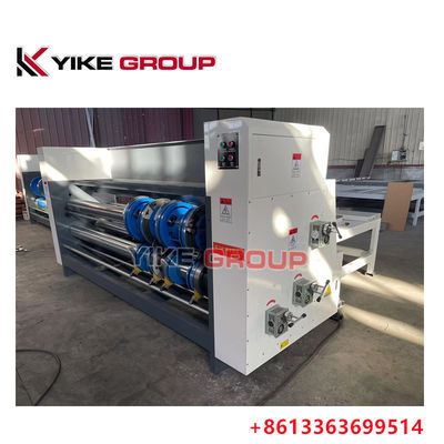 YIKE GROUP Chaîne de type deux Impression couleur Rotation Slotting Machine de fabrication de boîtes ondulées