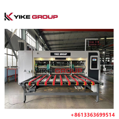 YK-1224 Imprimante à grande vitesse, machine à découper à la matrice, avec empilateur pour la fabrication de cartons