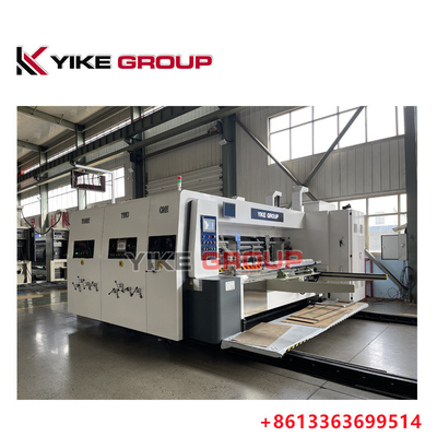 YK-1224 Imprimante à grande vitesse, machine à découper à la matrice, avec empilateur pour la fabrication de cartons