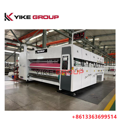 Vitesse maximale de la machine 15000pcs/h Flexo imprimerie machine à fente pour la fabrication de boîtes de carton