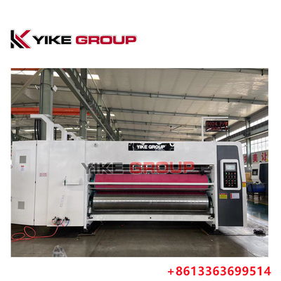 Vitesse maximale de la machine 15000pcs/h Flexo imprimerie machine à fente pour la fabrication de boîtes de carton