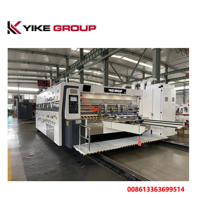 Vitesse maximale de la machine 15000pcs/h Flexo imprimerie machine à fente pour la fabrication de boîtes de carton