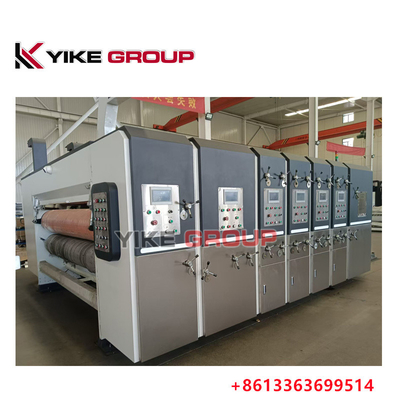 Emballage ondulé Flexo automatique imprimant le découpage rotatoire avec la machine à sous de l'usine de la Chine YIKE