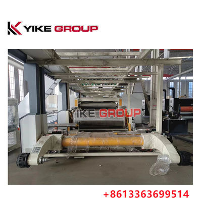 Utilisation de support de rouleaux de broyeur sans arbre hydraulique YK-2500 pour l'usine de carton ondulé